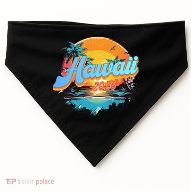 Hawaii 2026 USA-Made Doggie Bandana