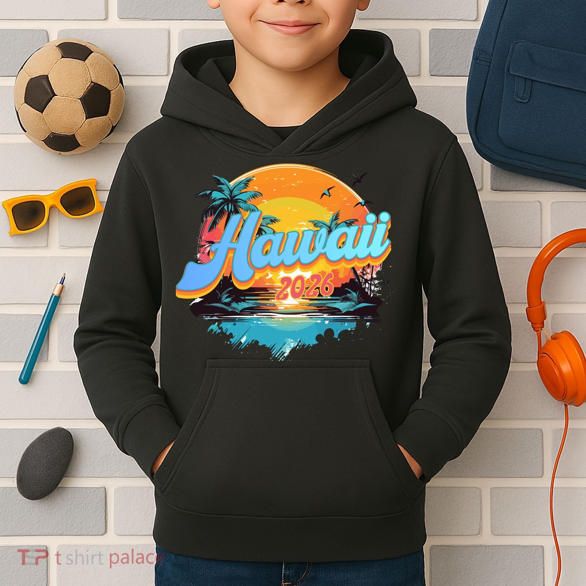 Hawaii 2026 Kids Hoodie