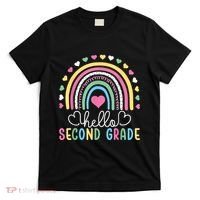 Hello 2nd Second Grade Teacher T-Shirt thumb 0