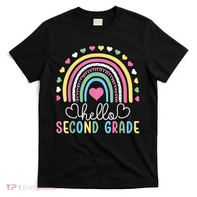 Hello 2nd Second Grade Teacher T-Shirt