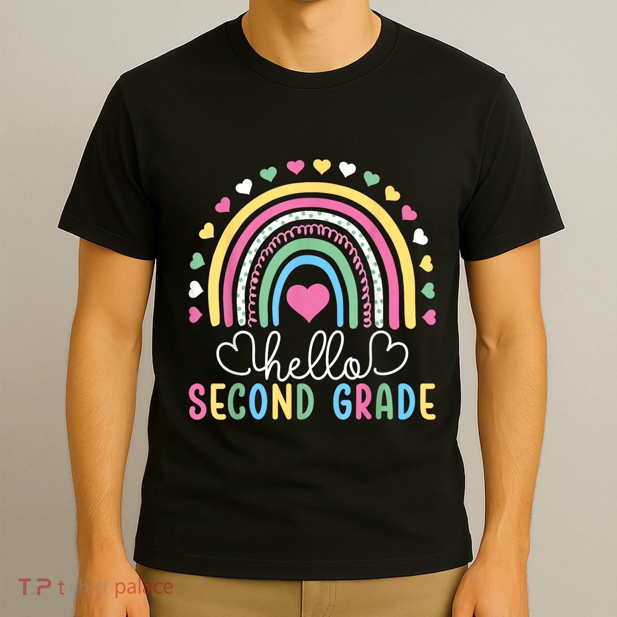 Hello 2nd Second Grade Teacher T-Shirt