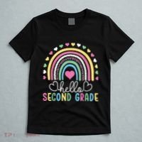 Hello 2nd Second Grade Teacher T-Shirt thumb 5