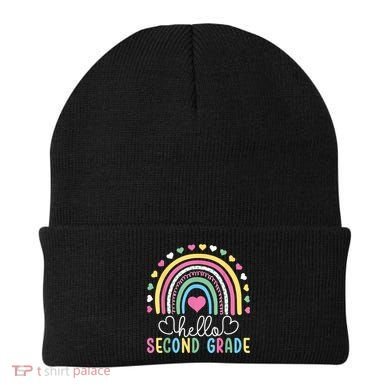 Hello 2nd Second Grade Teacher Beanie