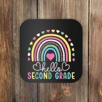 Hello 2nd Second Grade Teacher Coaster thumb 0