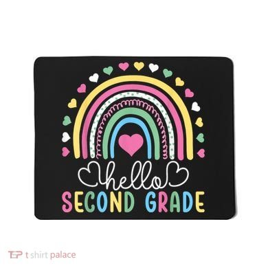Hello 2nd Second Grade Teacher Mousepad