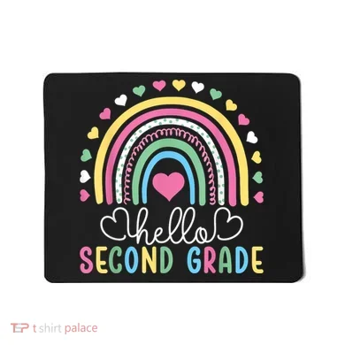 Hello 2nd Second Grade Teacher Mousepad