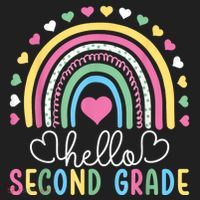 Hello 2nd Second Grade Teacher Hat thumb 2