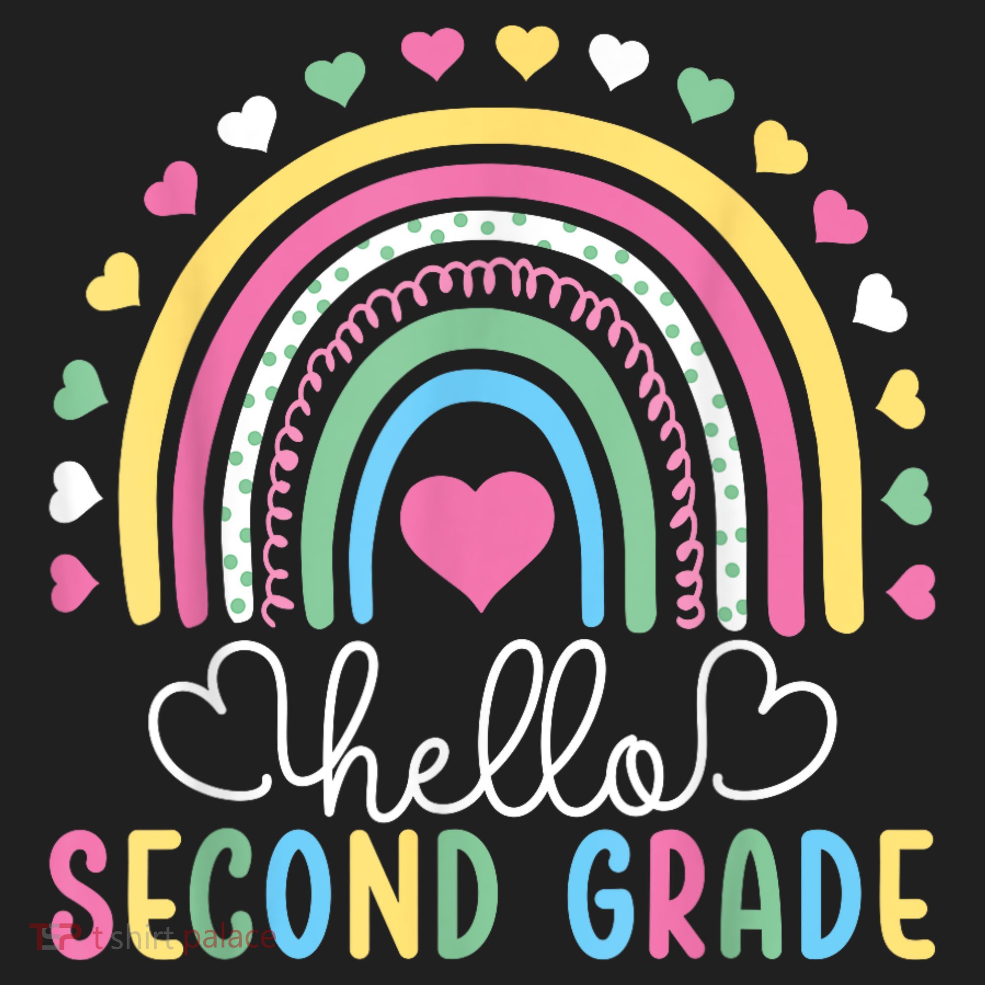 Hello 2nd Second Grade Teacher Hat