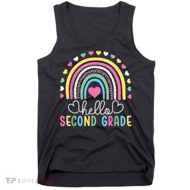 Hello 2nd Second Grade Teacher Tank Top