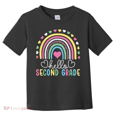 Hello 2nd Second Grade Teacher Toddler T-Shirt