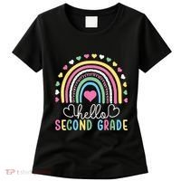 Hello 2nd Second Grade Teacher Women's T-Shirt thumb 0