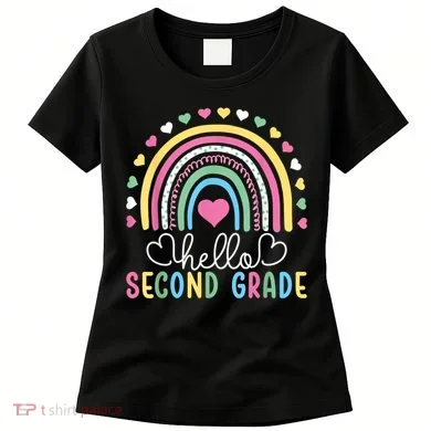 Hello 2nd Second Grade Teacher Women's T-Shirt