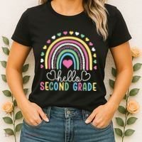 Hello 2nd Second Grade Teacher Women's T-Shirt thumb 2