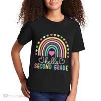 Hello 2nd Second Grade Teacher Kids T-Shirt thumb 2