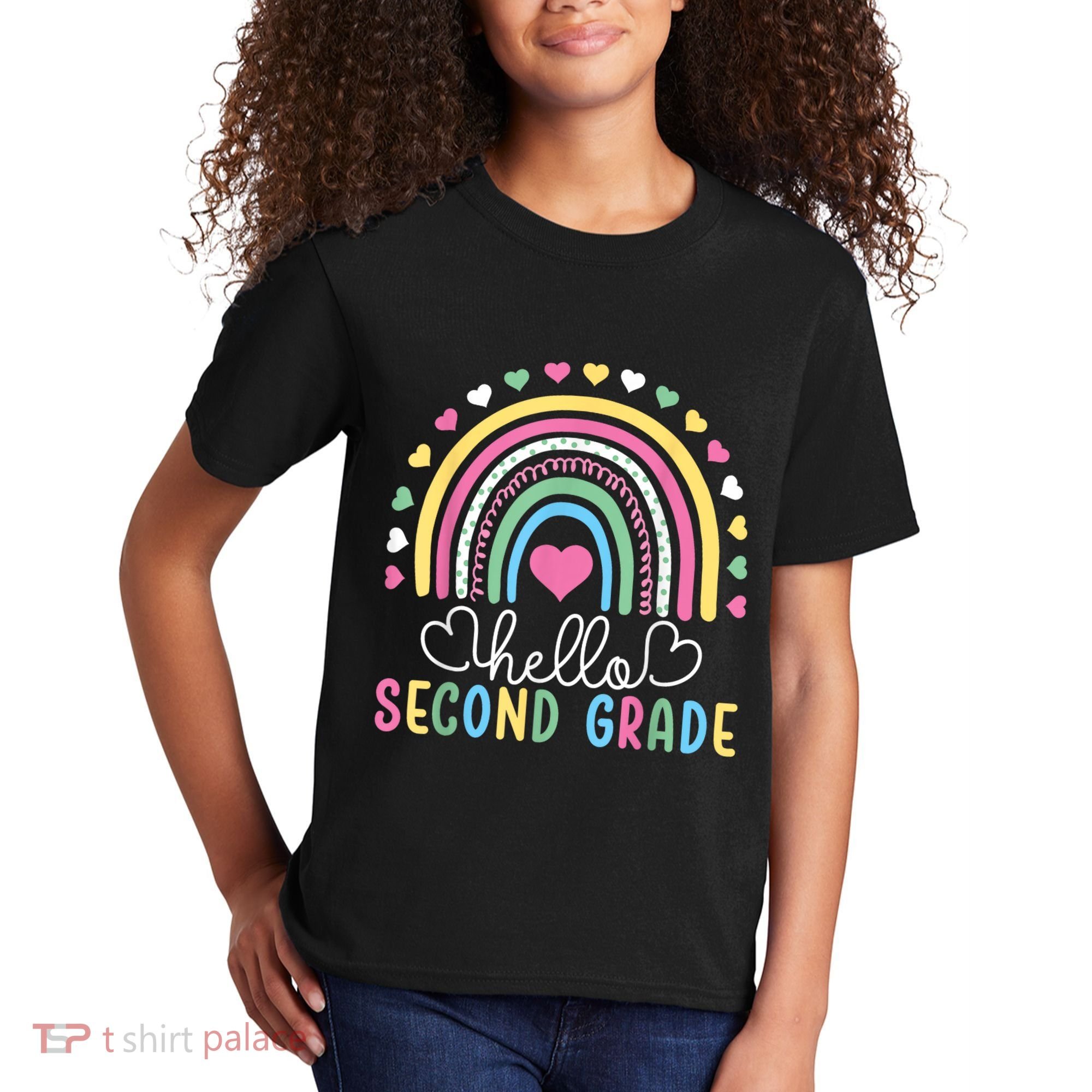 Hello 2nd Second Grade Teacher Kids T-Shirt