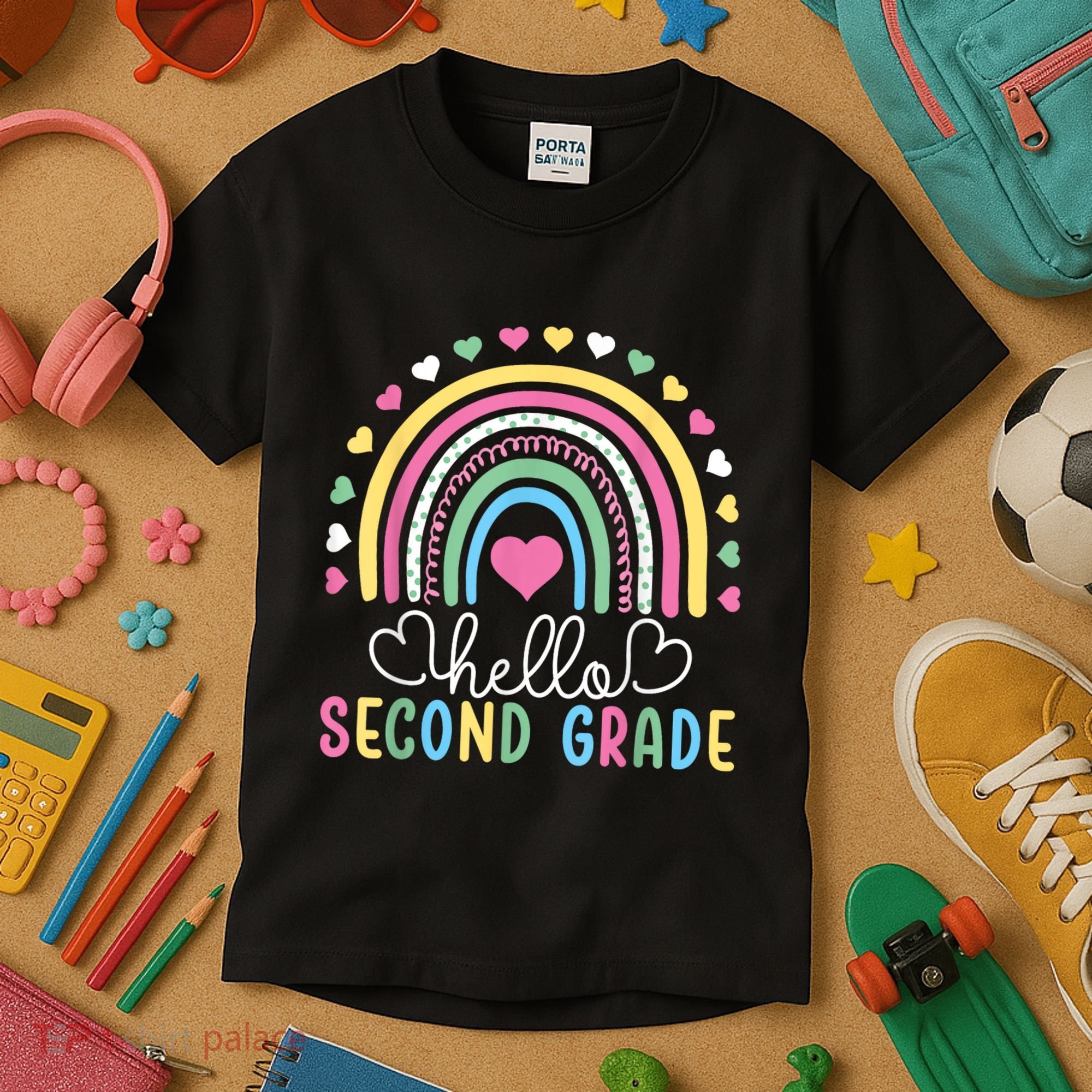 Hello 2nd Second Grade Teacher Kids T-Shirt