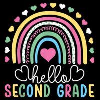Hello 2nd Second Grade Teacher Kids T-Shirt thumb 4