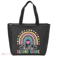 Hello 2nd Second Grade Teacher Tote Bag thumb 0