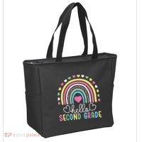 Hello 2nd Second Grade Teacher Tote Bag thumb 2