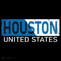 Houston 2 Tone Block Logo Ornament thumb 1