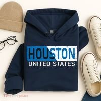 Houston 2 Tone Block Logo Hoodie thumb 4