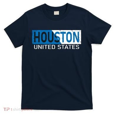 Houston 2 Tone Block Logo T-Shirt