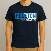 Houston 2 Tone Block Logo T-Shirt thumb 3