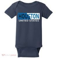 Houston 2 Tone Block Logo Baby Bodysuit thumb 0