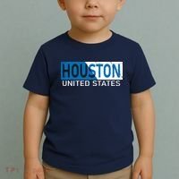 Houston 2 Tone Block Logo Toddler T-Shirt thumb 2