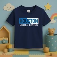 Houston 2 Tone Block Logo Toddler T-Shirt thumb 3