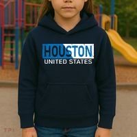 Houston 2 Tone Block Logo Kids Hoodie thumb 3