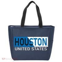 Houston 2 Tone Block Logo Tote Bag thumb 0