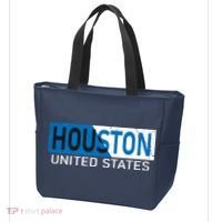 Houston 2 Tone Block Logo Tote Bag thumb 3