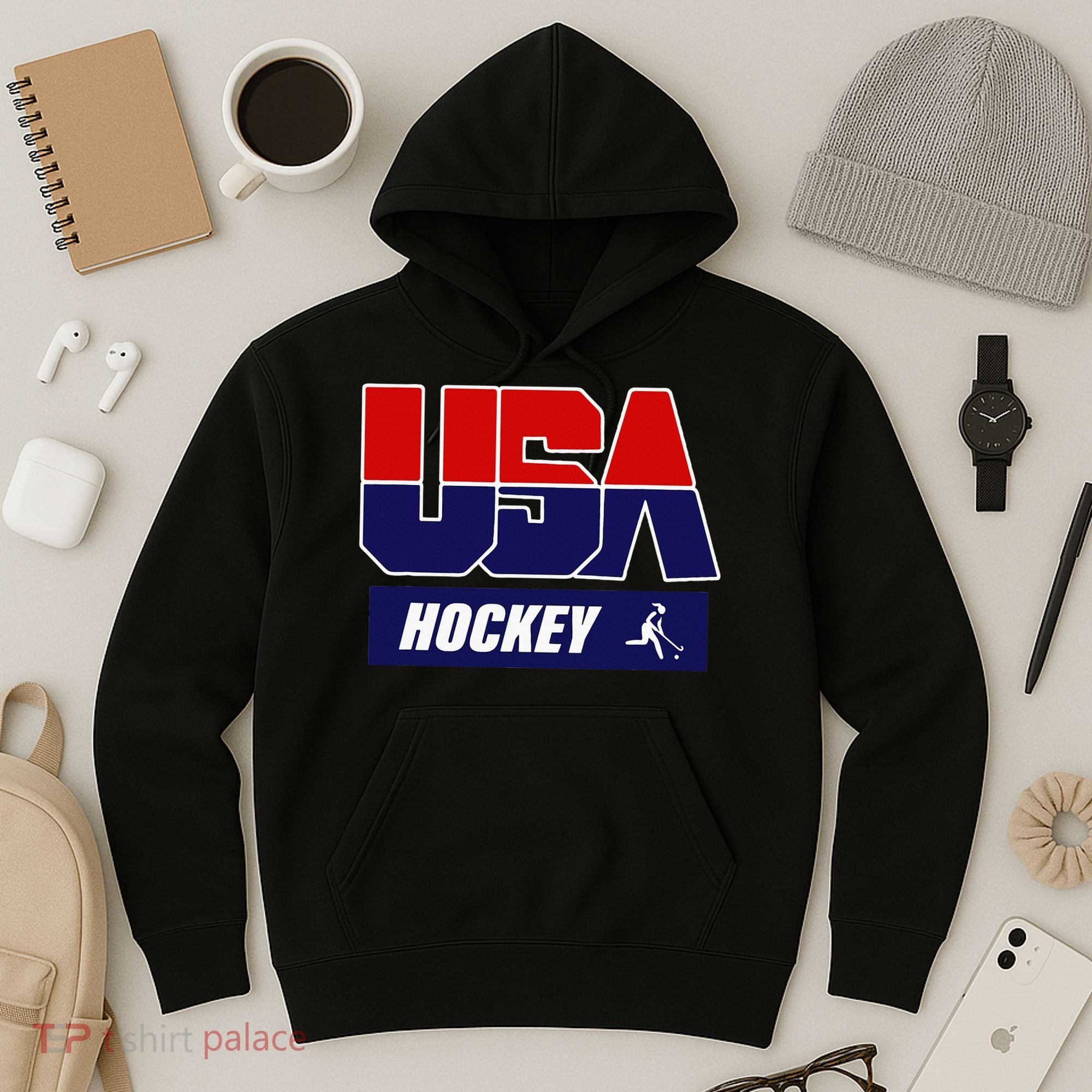 Hockey 2024 Usa Team Hoodie