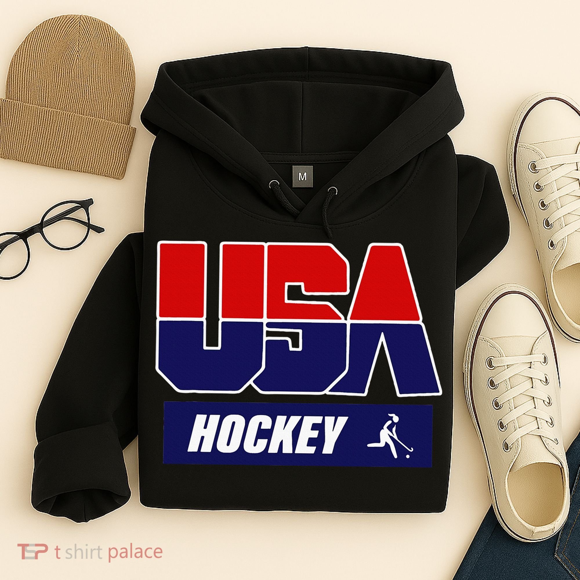 Hockey 2024 Usa Team Hoodie