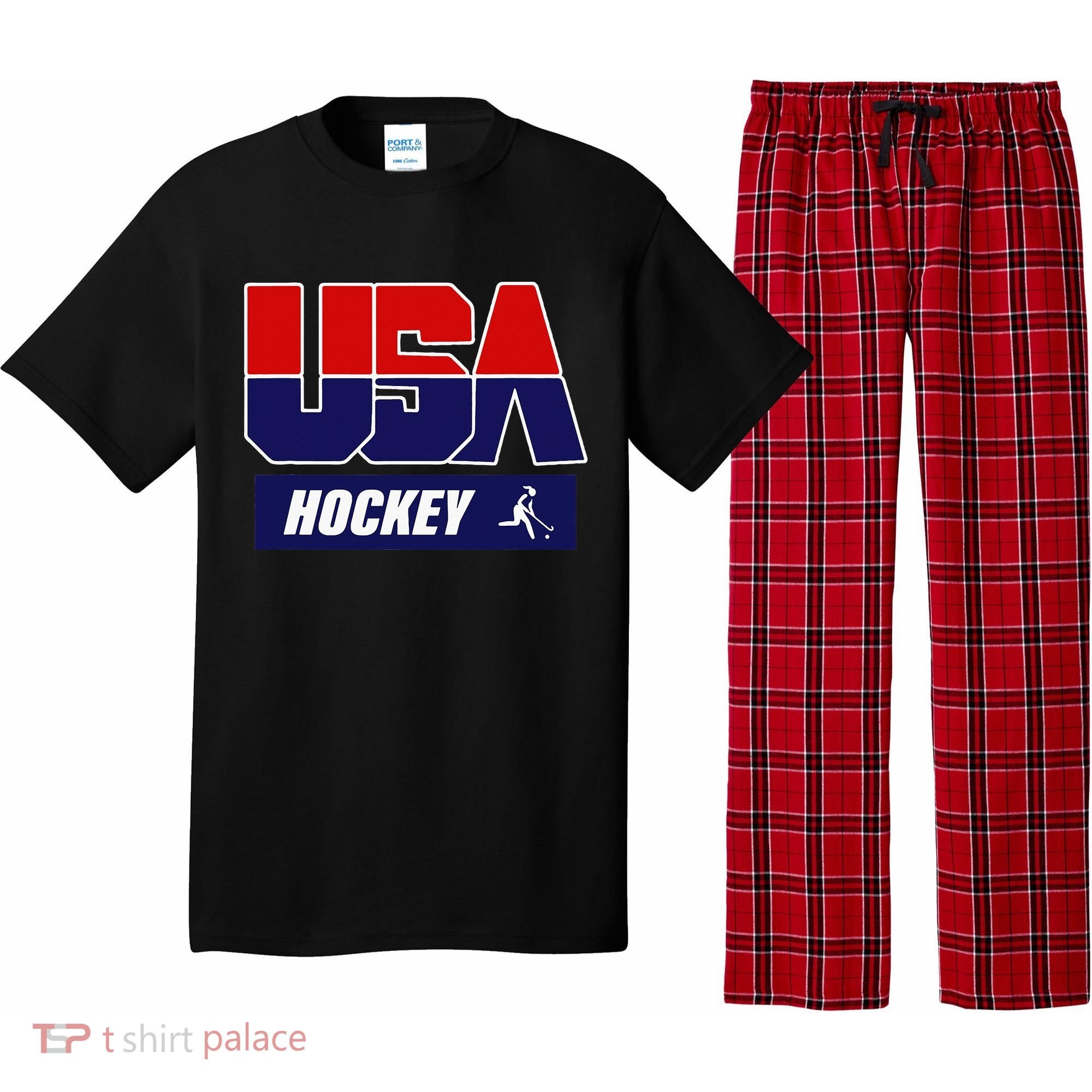 Hockey 2024 Usa Team Pajama Set
