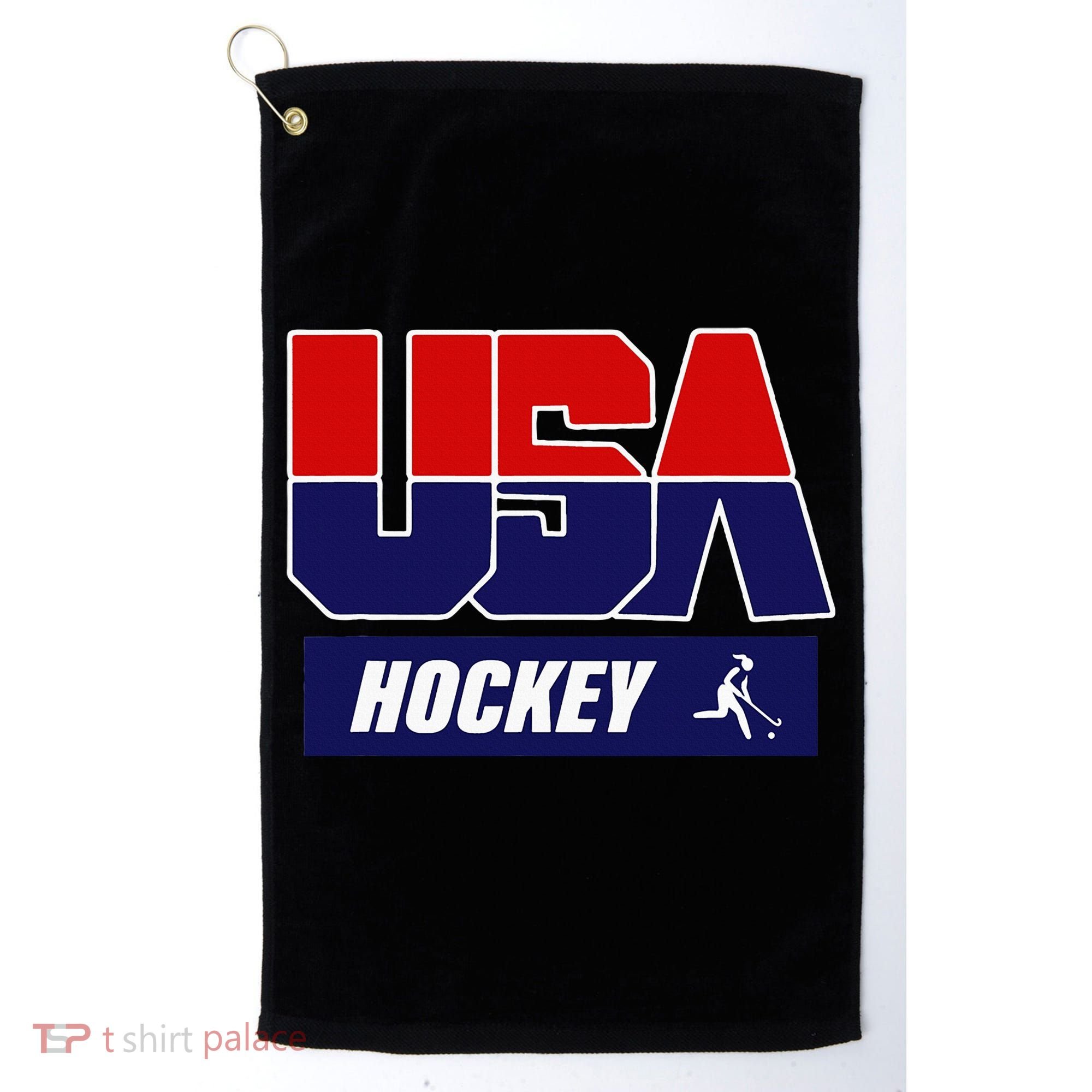 Hockey 2024 Usa Team Golf Towel