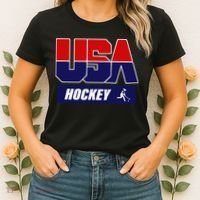 Hockey 2024 Usa Team Women's T-Shirt thumb 2