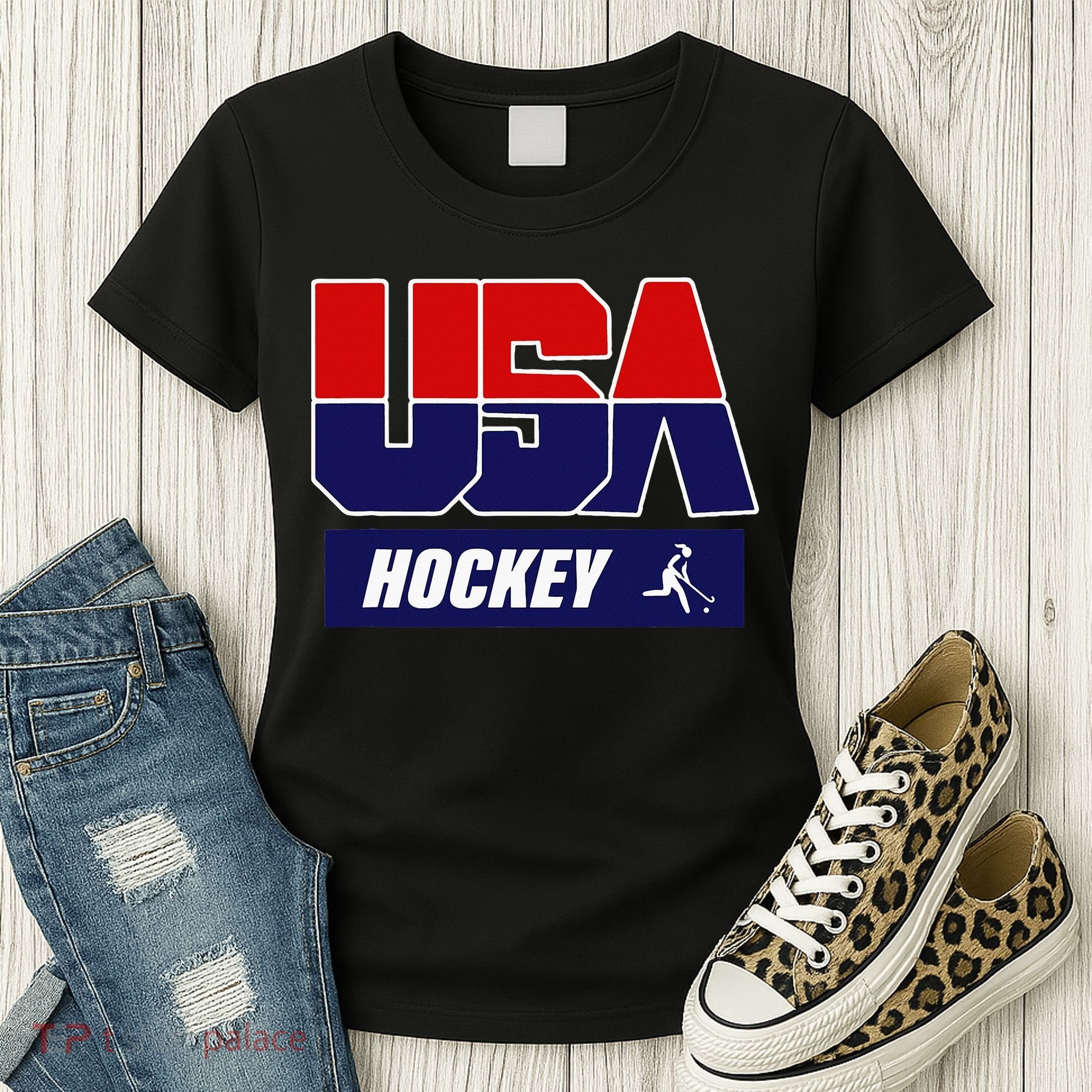 Hockey 2024 Usa Team Women's T-Shirt