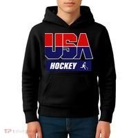 Hockey 2024 Usa Team Kids Hoodie thumb 4