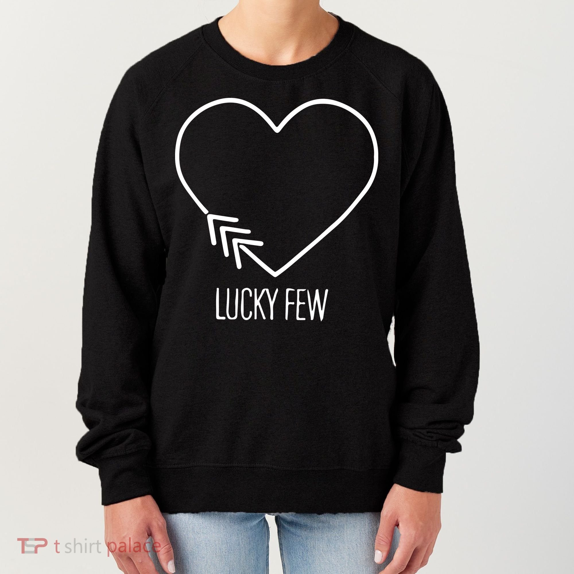 Heart 3 Arrows Lucky Few Tattoo Down Syndrome AwarenessDay Women's Sweatshirt