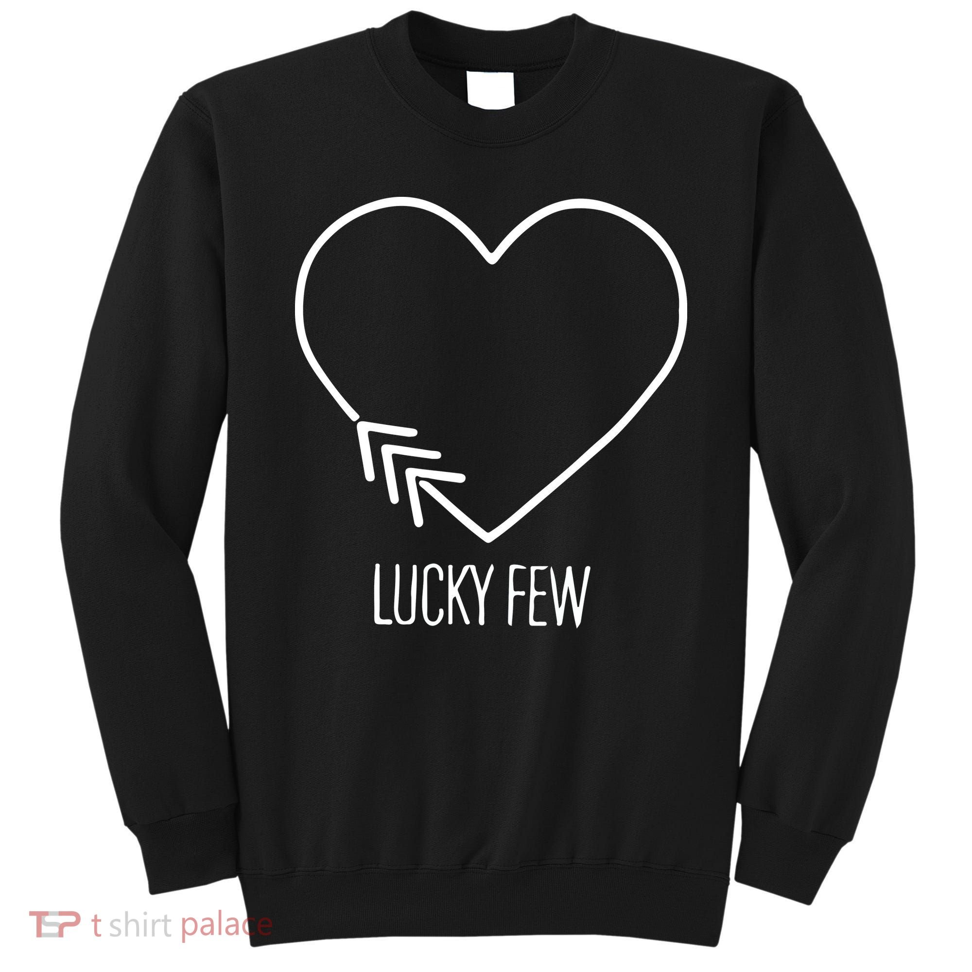 Heart 3 Arrows Lucky Few Tattoo Down Syndrome AwarenessDay Sweatshirt