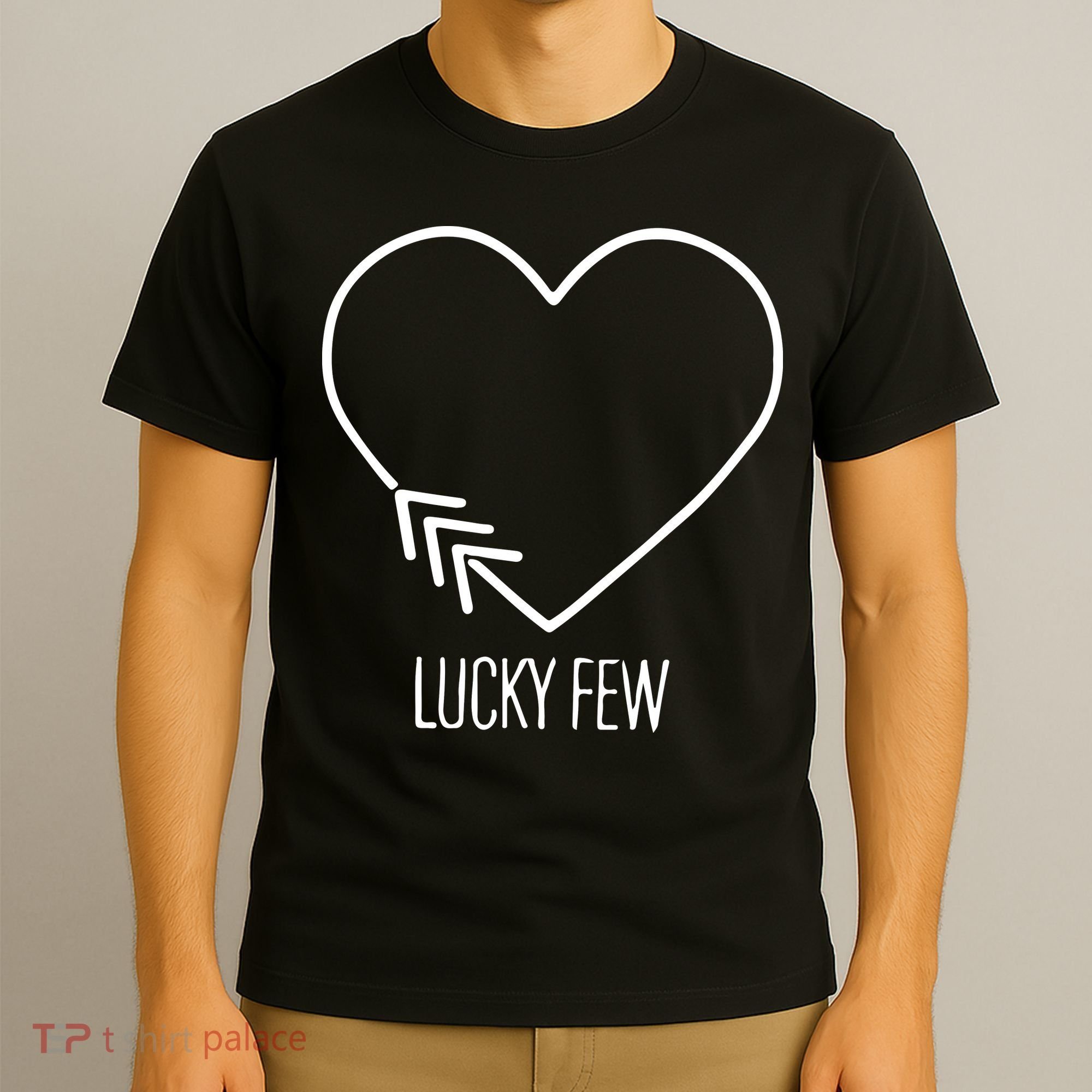 Heart 3 Arrows Lucky Few Tattoo Down Syndrome AwarenessDay T-Shirt
