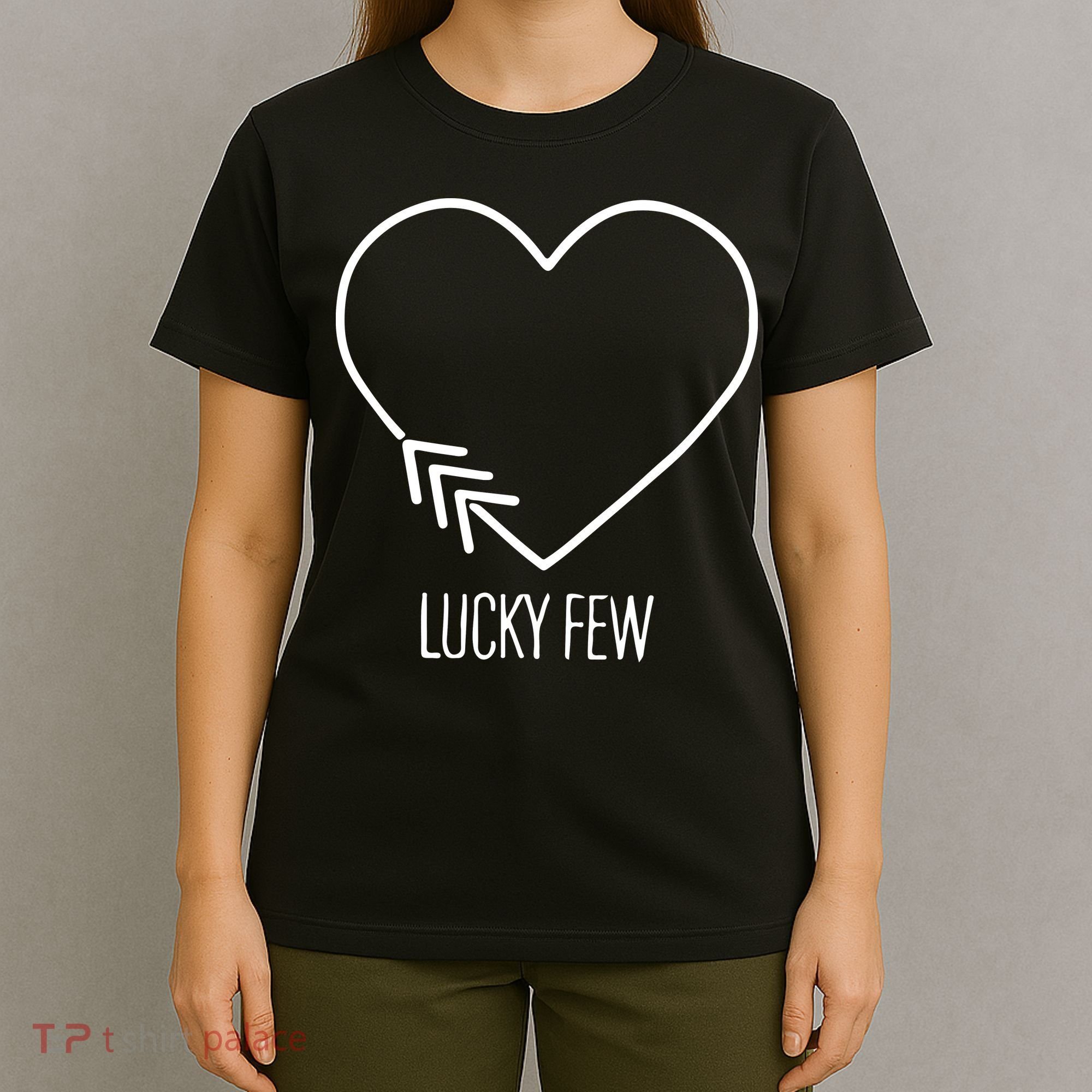 Heart 3 Arrows Lucky Few Tattoo Down Syndrome AwarenessDay T-Shirt