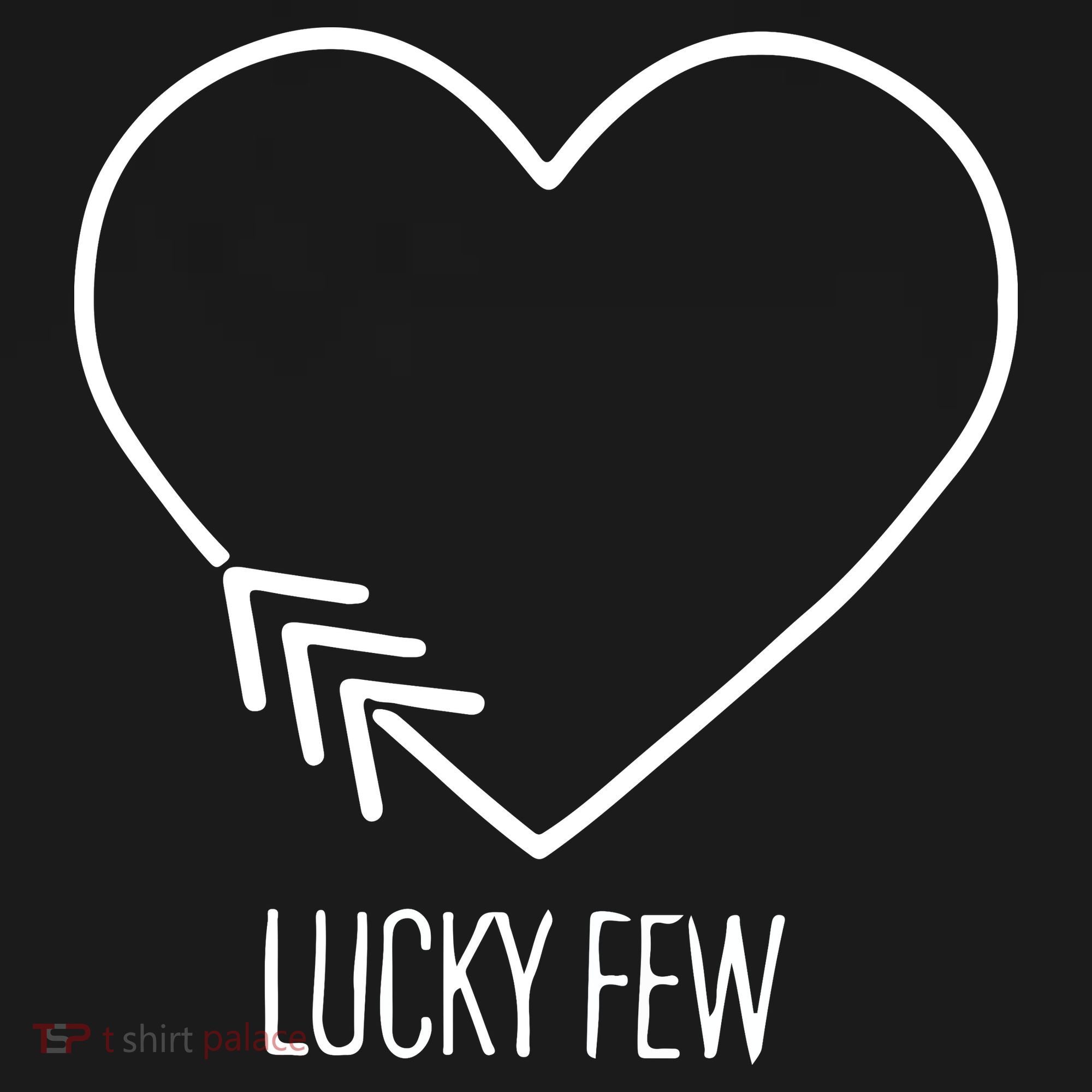 Heart 3 Arrows Lucky Few Tattoo Down Syndrome AwarenessDay T-Shirt