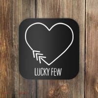 Heart 3 Arrows Lucky Few Tattoo Down Syndrome AwarenessDay Coaster thumb 0