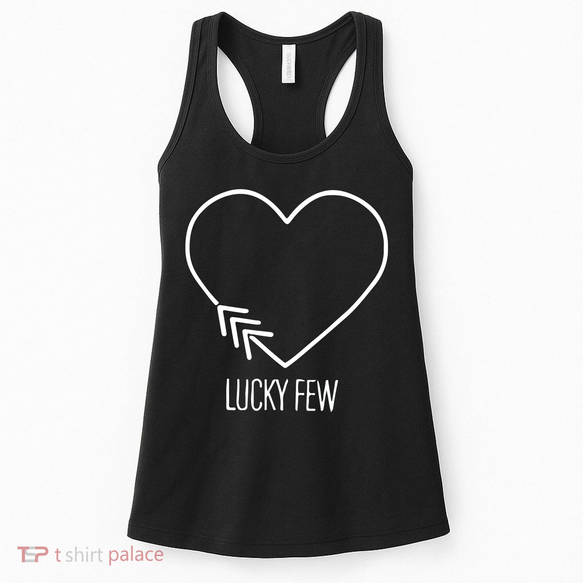 Heart 3 Arrows Lucky Few Tattoo Down Syndrome AwarenessDay Women's Tank Top