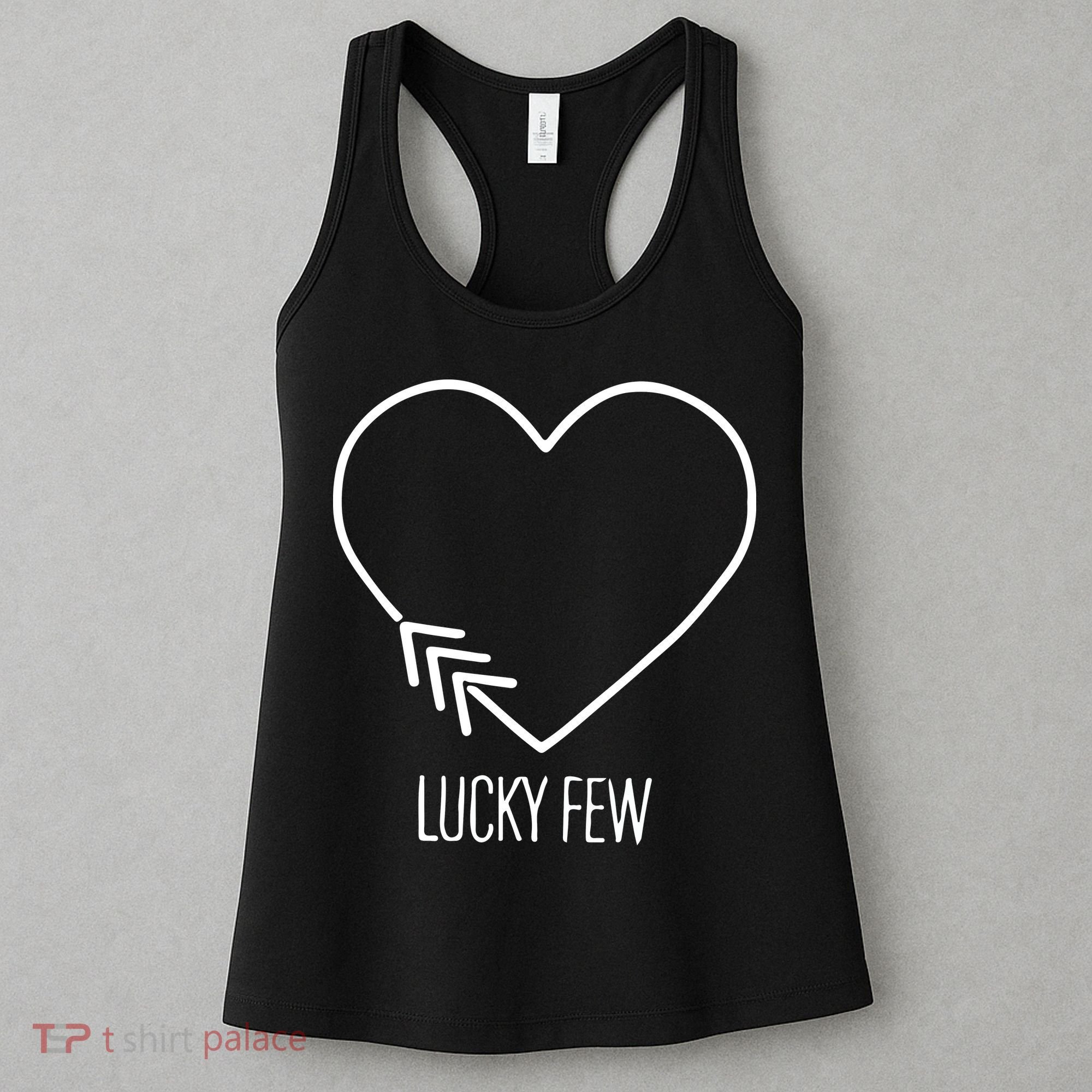 Heart 3 Arrows Lucky Few Tattoo Down Syndrome AwarenessDay Women's Tank Top