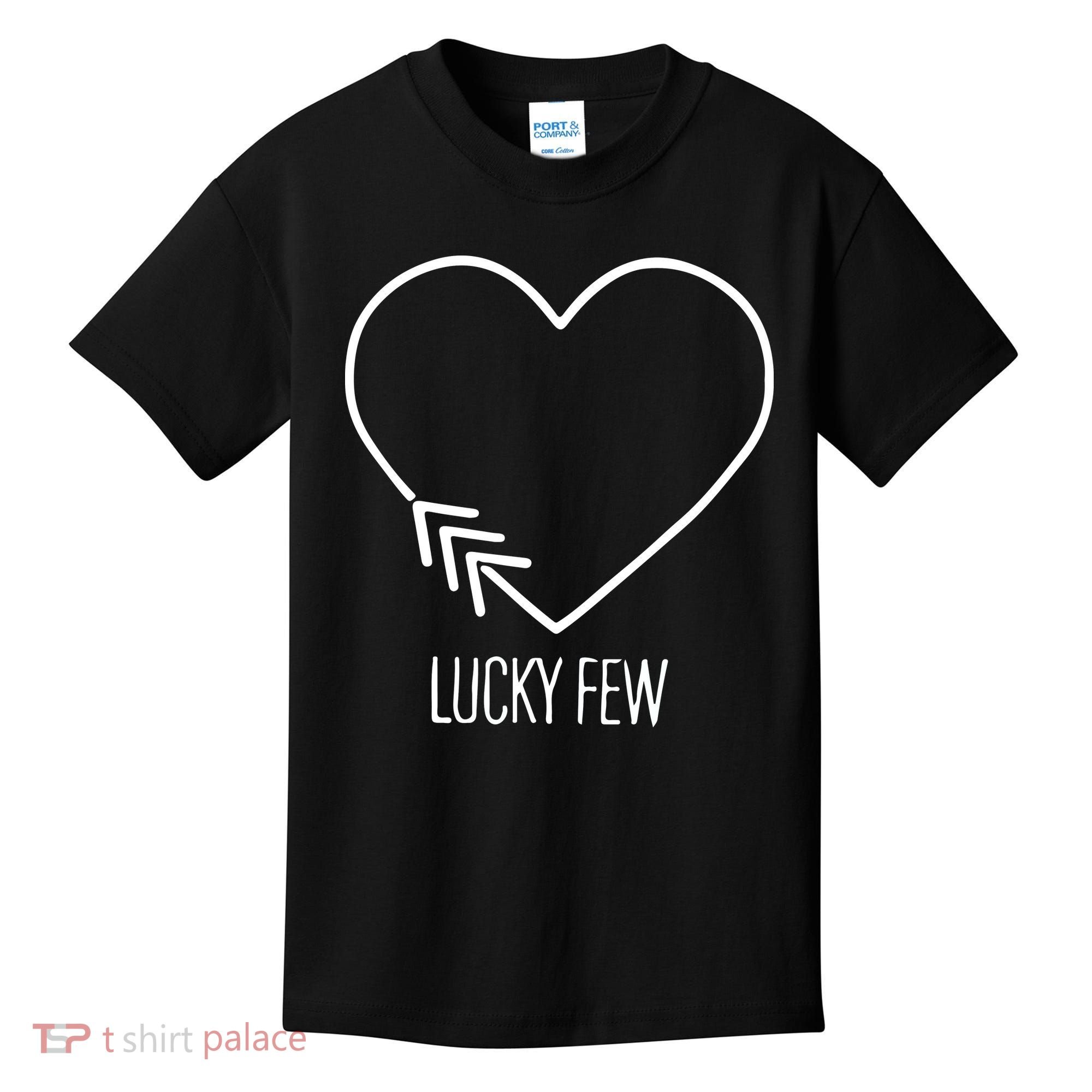 Heart 3 Arrows Lucky Few Tattoo Down Syndrome AwarenessDay Kids T-Shirt