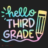 Hello 3rd Grade Tie Dye Teachers Kids Back To School Funny Women's Sweatshirt thumb 2
